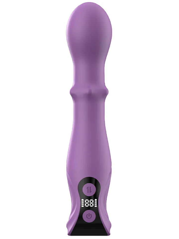 360 Triple Stimulation Vibrator LCD Display Värisevä dildo