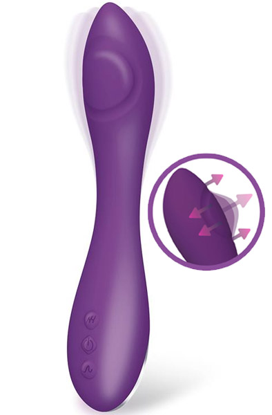 Action G-Spot Flap Pulsation Vibrator G-piste vibraattori