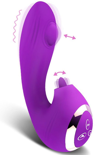 Action No. 21 Vibe With Ball Pulsation & Lickint Tongue Vibrator