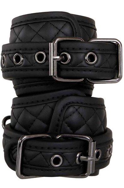 Adam And Eve Fetish Dreams Wrist Cuffs Black Handbojor