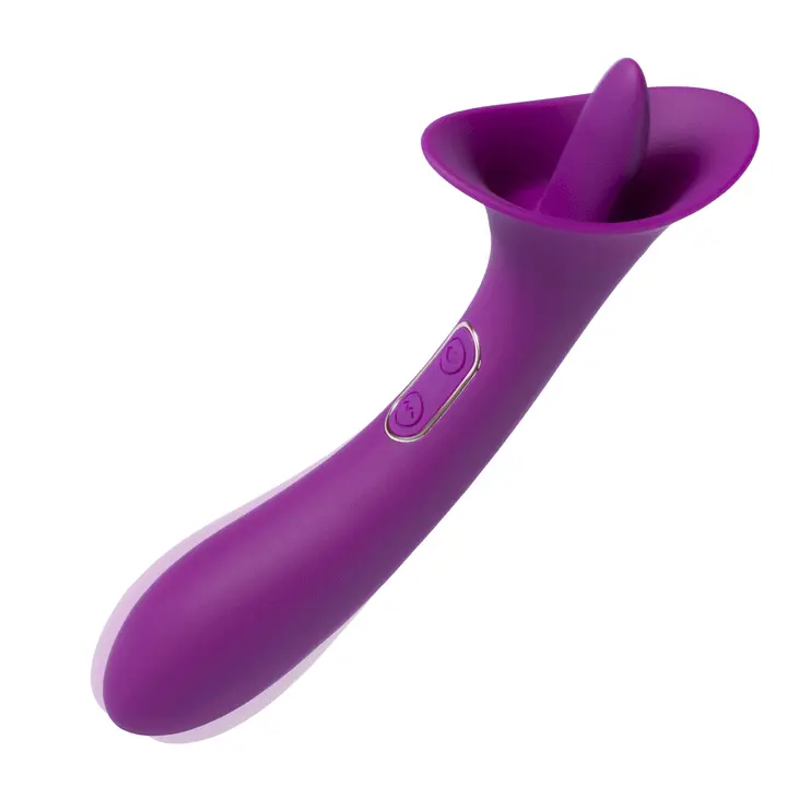 Adele Clit Licking Tongue Vibrator With G-spot Stimulator Klitorisvibrator