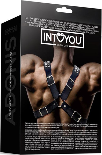 Adonis Light Chest Bondage Harness Bondage-valjaat view 2