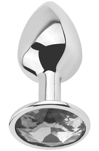 Afterdark White Diamond Anal Plug S Anaalitappi metallia