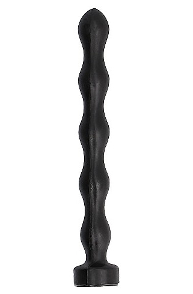 All Black Anal Plug Ball 32 cm Anaalidildo