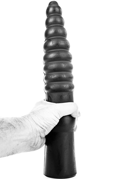 All Black Rainer Anal Dildo 33cm Analdildo