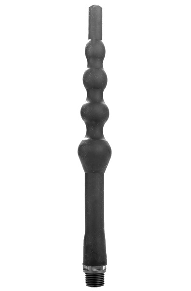 All Black Silicone Anal Douche SA04 Duschmunstycke