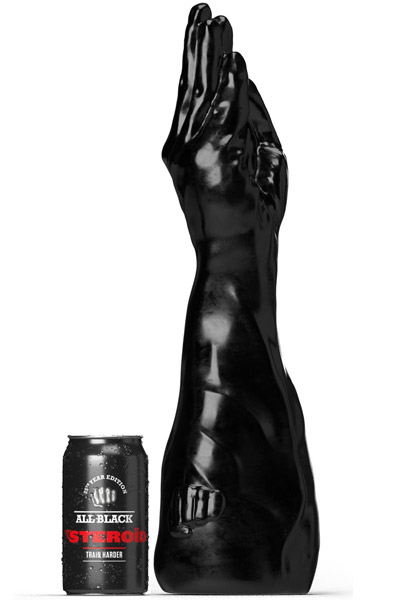 All Black Steroïd Backstroke 44 cm Fisting arm