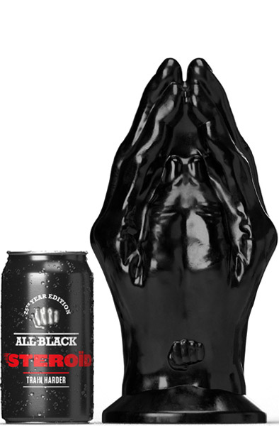 All Black Steroïd Hail Mary 24 cm Fisting hand