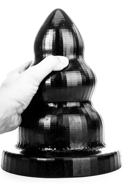 All Black Triple Pleasure Large XL-anaalitappi
