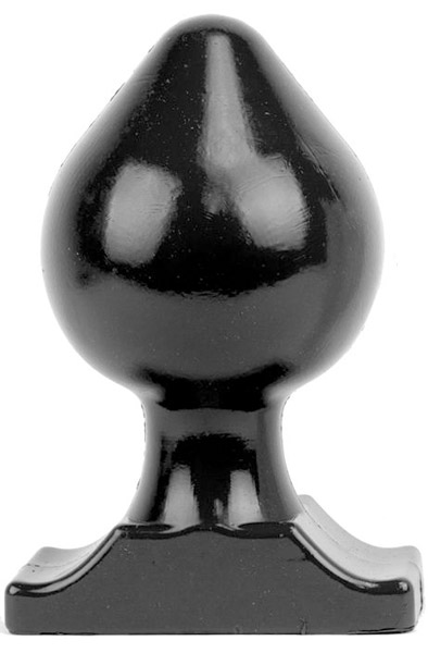 All Black Vinyl Anal Plug 22 cm XL-anaalitappi
