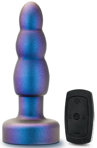 Anal Adventures Matrix Kinetik Plug Space Age Blue Analplugg med vibrator