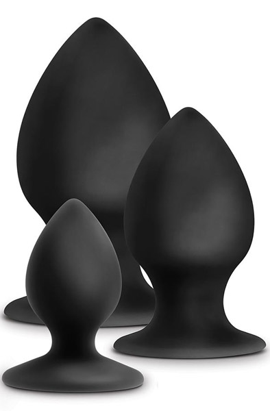 Anal Adventures Platinum Anal Stout Plug Kit Anaalitappi setti