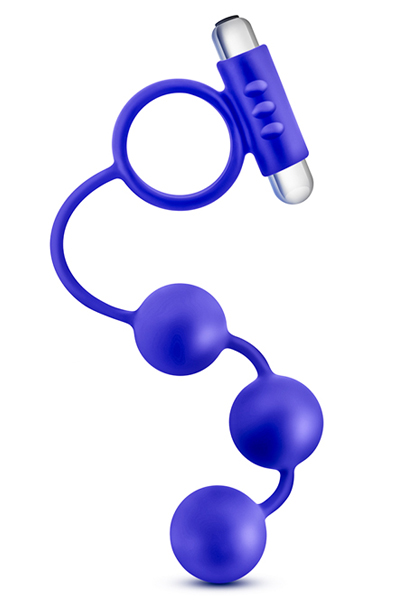 Anal Beads with Vibrating Cock Ring Analkulor