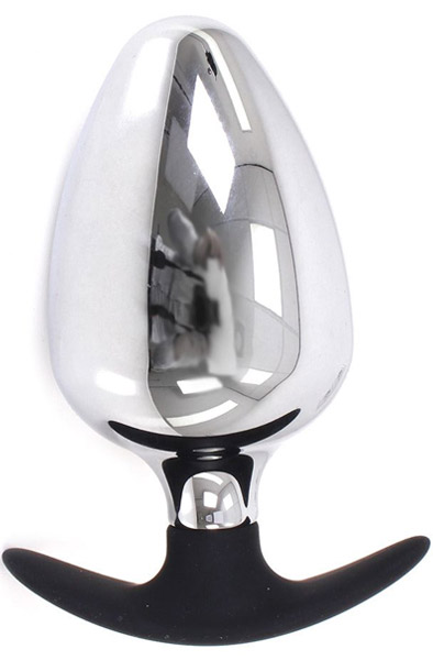 Anal Plug BIG-S Handle 12cm ø7cm Analplugg metall