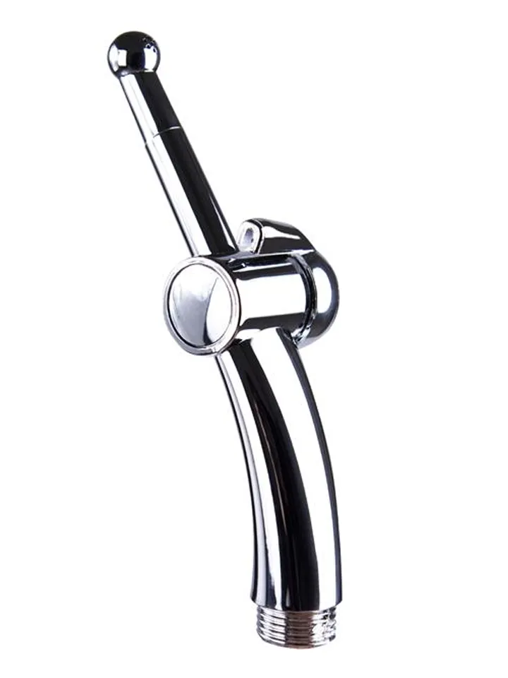 Anal Shower With Closing System Chrome Duschmunstycke