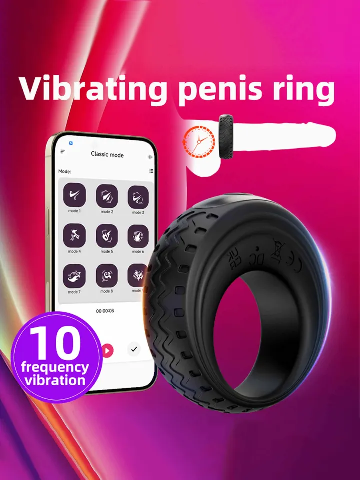App-Controlled Vibrating Cock Ring Appstyrd Penisring