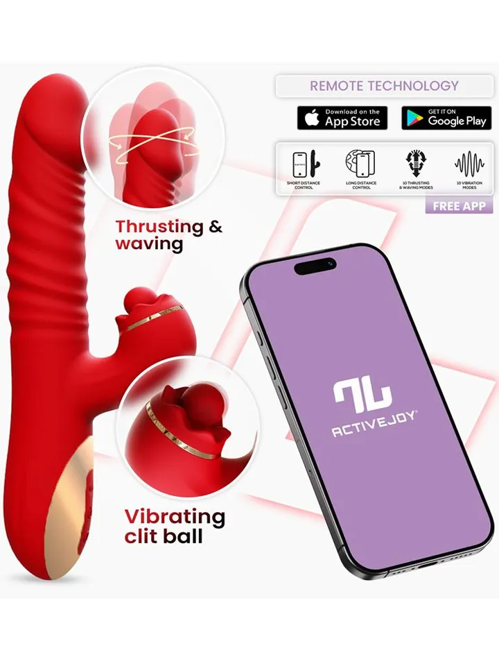 Ascen Thrusting & Waving Vibe With App Appstyrd rabbitvibrator