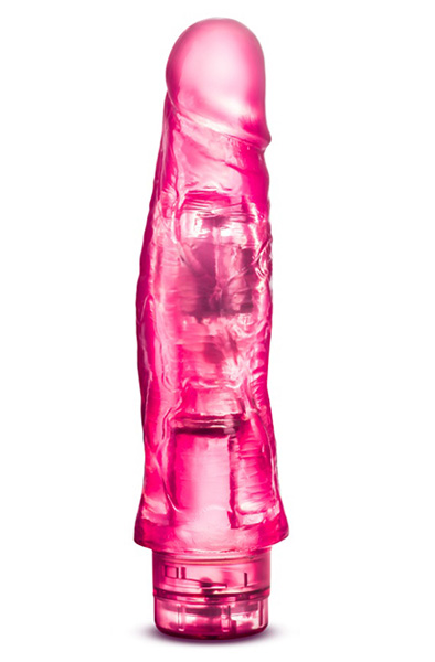 B Yours Vibe 14 Pink 20,5cm Dildo med vibrator