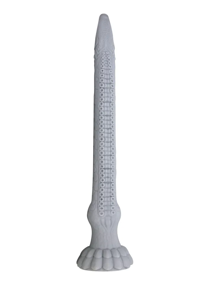 Basilisk Rippled Monster Silicone Dildo 43 cm Extra pitkä anaalidildo