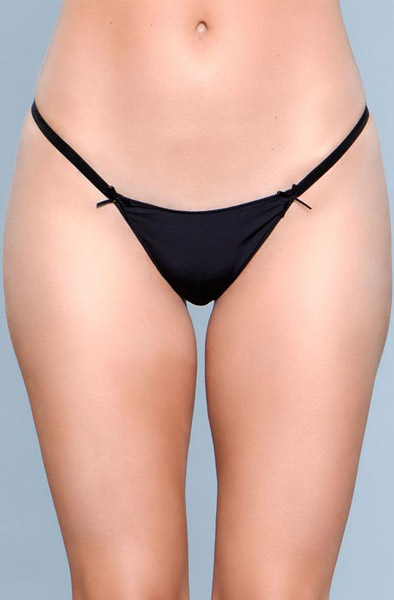 BeWicked Basic Thong Black XL Trosa