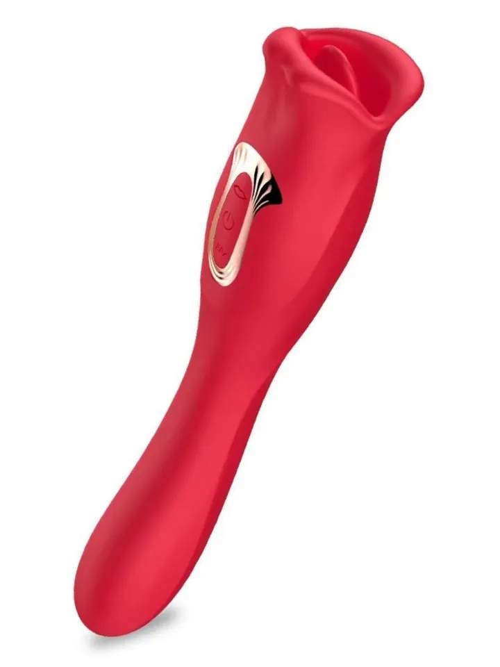 Big Mouth Rechargeable Lip Teasing Vibrator Klitoris vibraattori