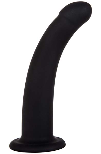 Black Silicone Semi Realistic Dildo Small Dildo