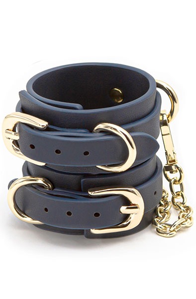 Bondage Couture Hand Cuff Blue Käsiraudat