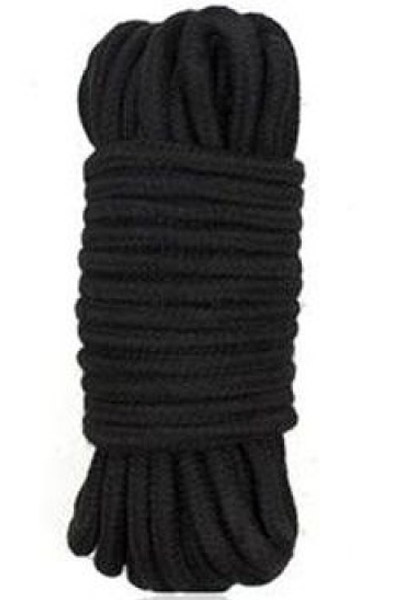 Bondage Rope Black 10m BDSM rep