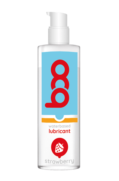 Boo Waterbased Lubricant Strawberry 150ml Glidmedel med smak
