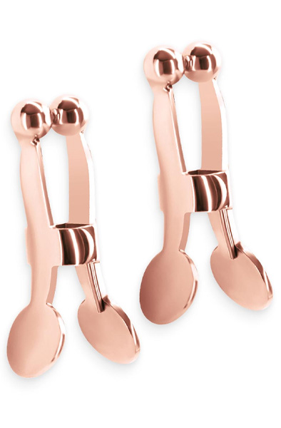 Bound Nipple Clamps C1 Rose Gold Bröstvårtsklämmor