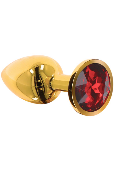 Butt Plug With Diamond Jewel Small Anaalitappi metallia