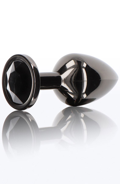 Butt Plug With Diamond Jewel Small Anaalitappi metallia