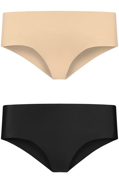 Bye Bra Invisible Hipster 2-pack S Sömlös trosa