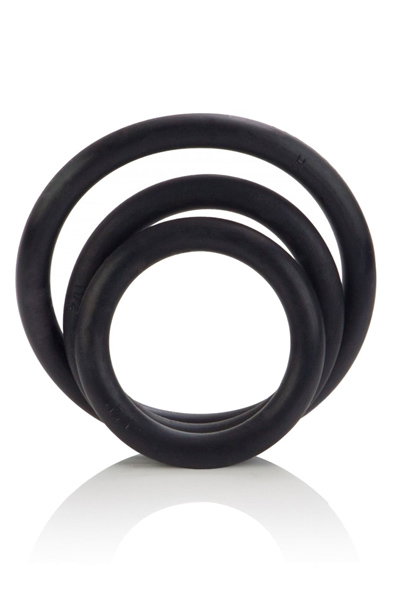 Cal Exotics Black Rubber Ring Set Penisrengas paketti