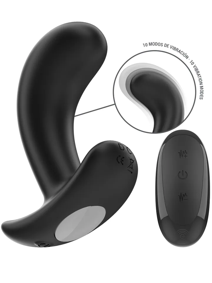 Chandler Anal Plug 10 Vibrations Remote Värisevä anaalitappi