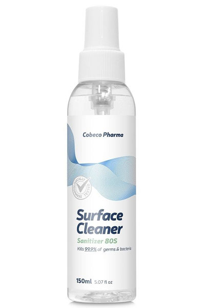 Cobeco Surface Cleaner Sanitizer 80% 150ml Desinfektion