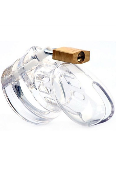 Cocklock CB 6000S Chastity Device Clear Kyskhetsbur