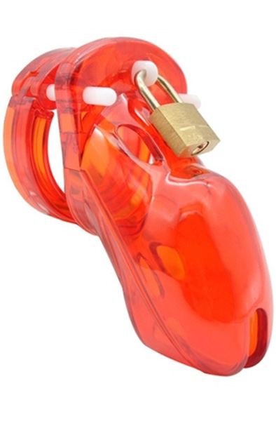 Cocklock Chastity Cage Locky Red Kyskhetsbur
