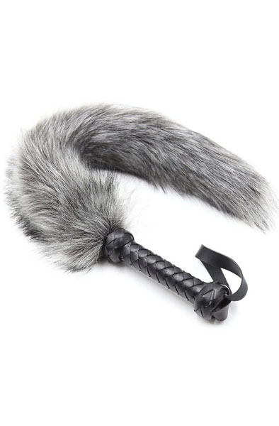 Correct Me Whip For Caress Grey 45 cm Piska för BDSM