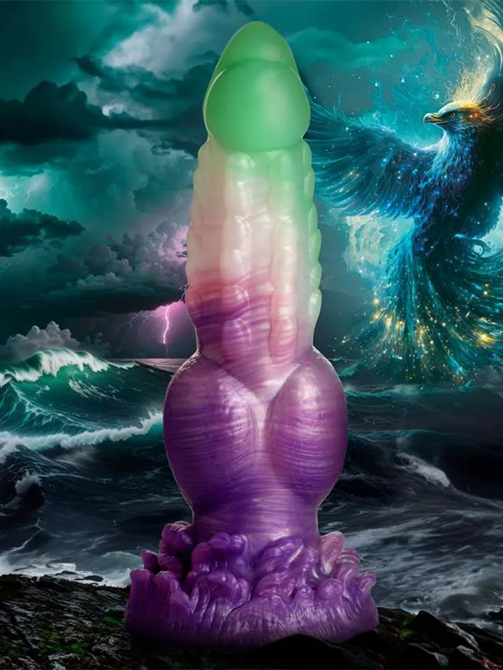 Creature Cocks Aqua Phoenix Silicone Dildo 22 cm Dragon Dildo
