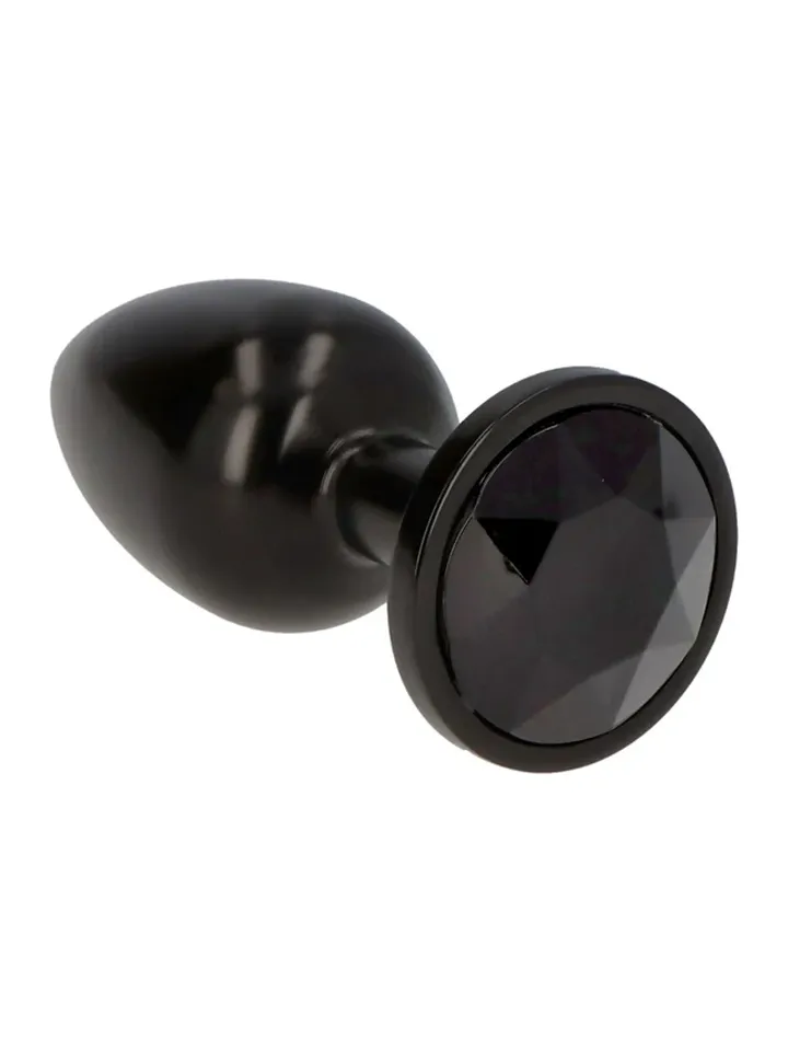 Dark Black Secret Plug Small Analplugg metall