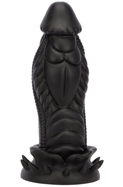 Darksil Allkus Dildo Black 25 cm Dragon Dildo