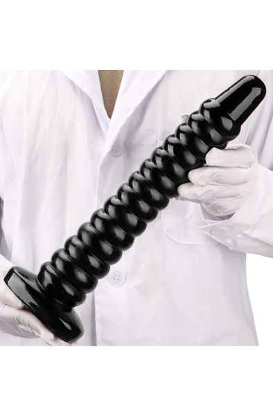 Darksil Worep Dildo Black 35 cm Paksu anaalidildo view 2