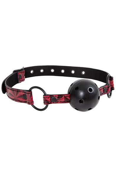 Diabolique Dark Ball Gag Red suukapula pallo