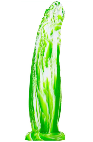 Dildo Koal Green-White 25 cm Dragon dildo