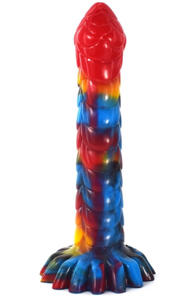 Dildo Nagal Multicolour 25 cm Dragon dildo