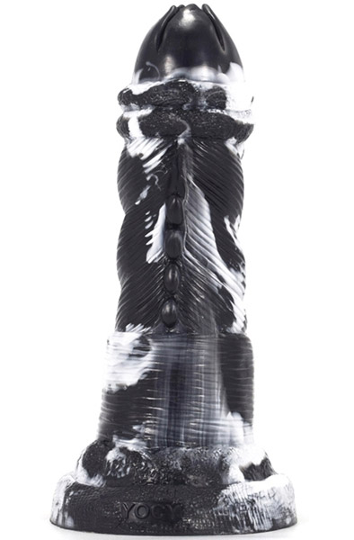 Dildo Nox Black-White 20 cm Dragon Dildo