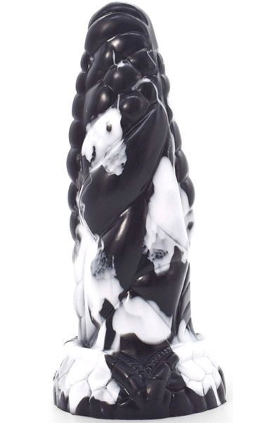 Dildo Pythor Black-White 23 cm Dragon dildo
