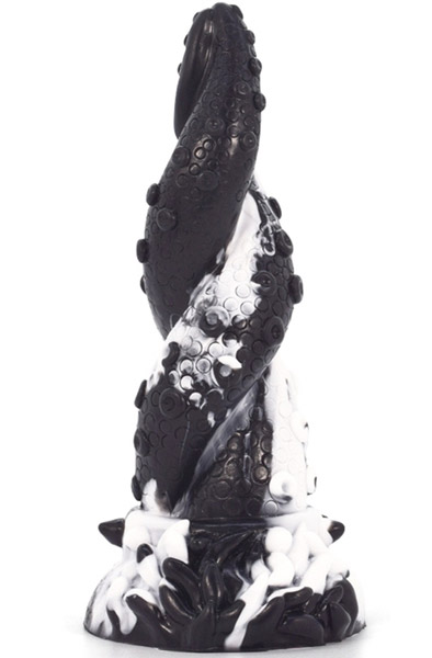 Dildo Tentamix Black-White 20 cm Monster dildo