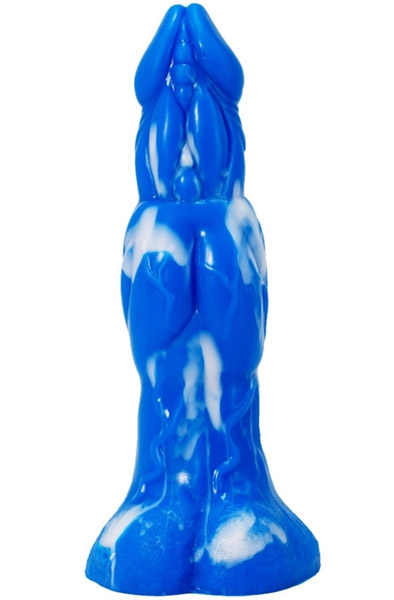 Dildo Wolorz Blue-White 23 cm Dragon dildo